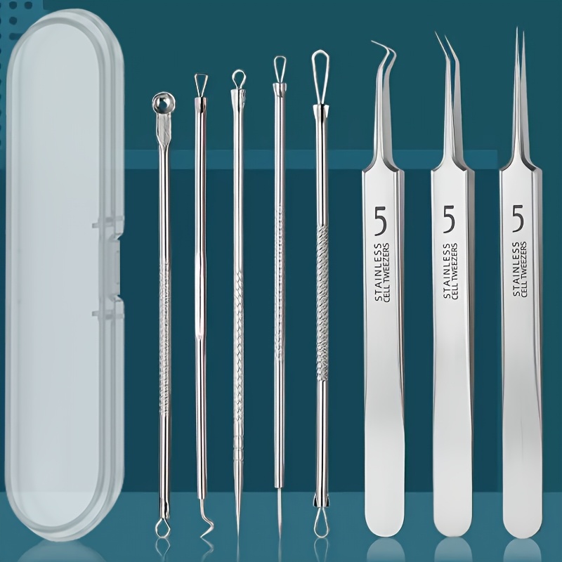 8-Piece Blackhead Remover Kit  - Luxury Skincare Acne ulasan dan harga