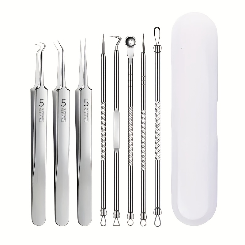 8-Piece Blackhead Remover Kit  - Luxury Skincare Acne ulasan dan harga