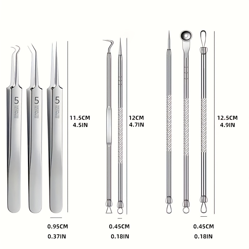 8-Piece Blackhead Remover Kit  - Luxury Skincare Acne ulasan dan harga