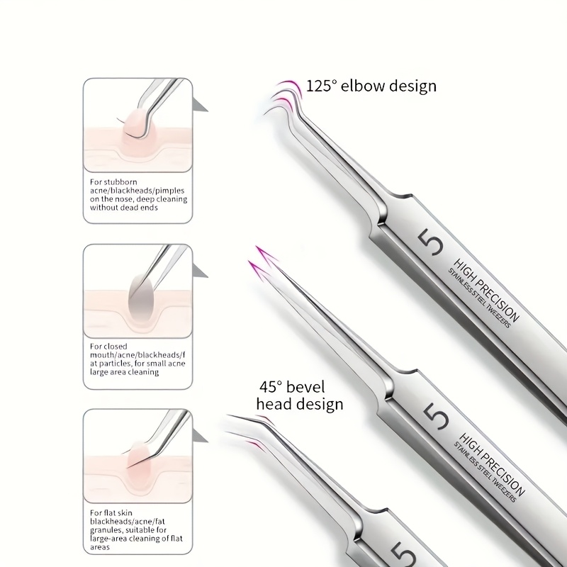 8-Piece Blackhead Remover Kit  - Luxury Skincare Acne ulasan dan harga